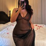 Black Sheer Glitter Shimmer Maxi Lingerie Dress